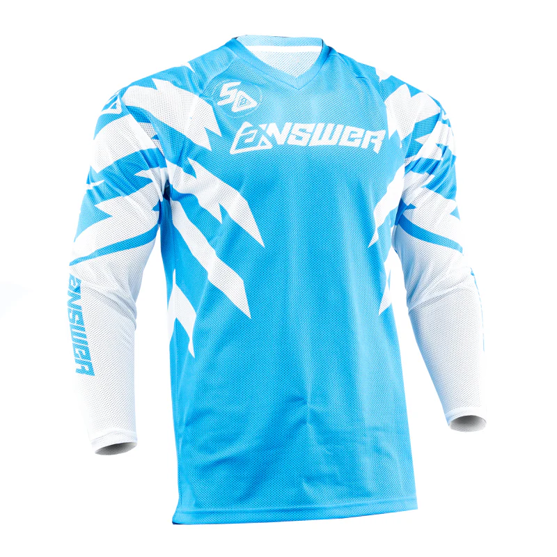 Answer 26 LE Syncron Rizz Vented Jersey Cyan/White/Black - XS