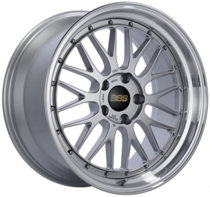 BBS LM 17x7.5 5x114.3 ET38 Silver Center 82 mm PFS/ Clip Required