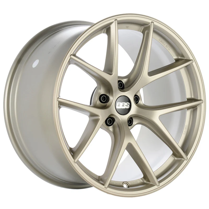 BBS Unlimited CI-R 20x8.5 ET52.5 (Face 1) Satin White-Gold Wheel