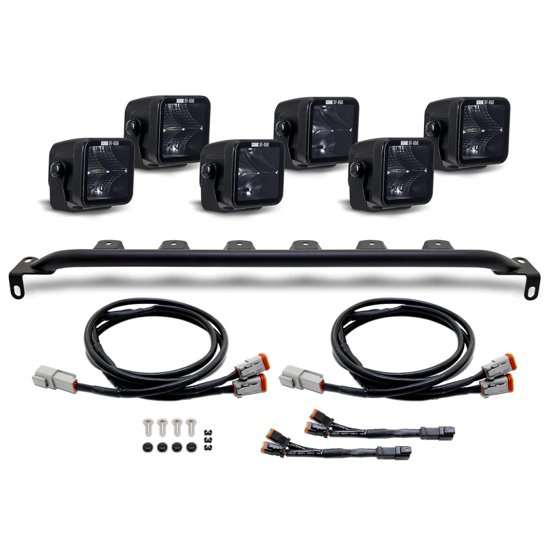 Borne Off-Road 2021+ Ford Bronco Direct Fit Light Pods - Mod Bumper - 6x Pods - Bumper - Up