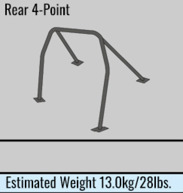 Cusco Safety 21 2-Pssgr 4-PT Roll Cage Nissan Skyline R33 - (S/O-No Cancel)