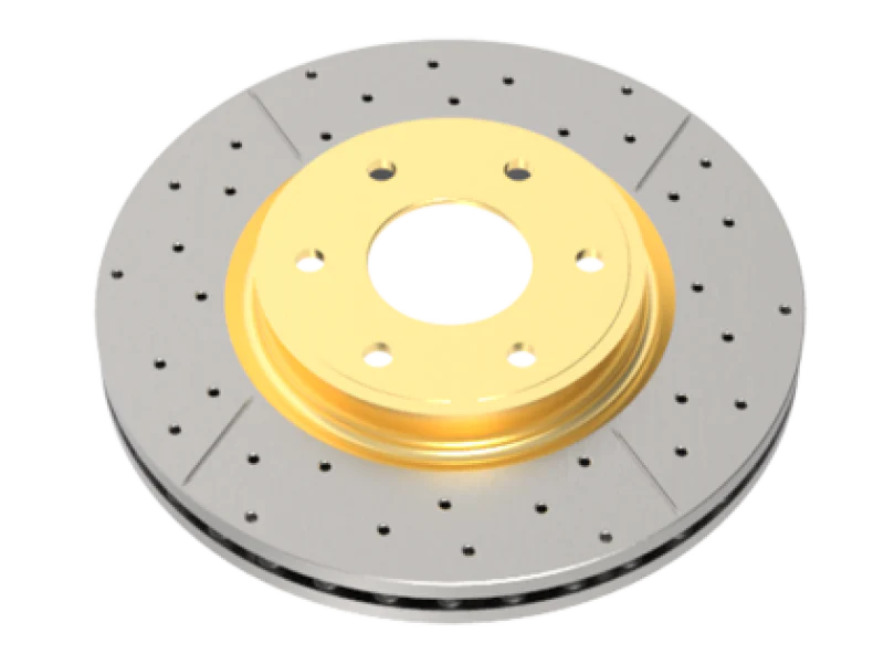 DBA 99+ Chevrolet Silverado Front Cross Drilled & Slotted Street Series Rotor