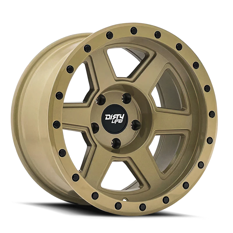 Dirty Life Compound 9315 20x9 / 5x127 BP / -12mm Offset / 78.1mm Hub Desert Sand Wheel