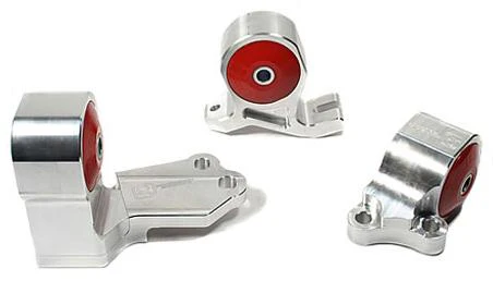 Innovative 88-91 Civic B-Series Silver Aluminum Mounts 85A Bushings (Cable to Hydro Conversion) - Image 2