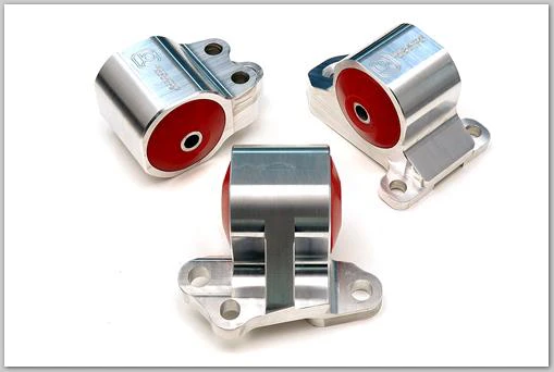 Innovative 92-95 Civic B/D Series Black Aluminum Mounts 60A Bushings (3 Bolt) - Image 2