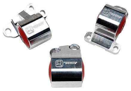 Innovative 92-95 Civic B/D Series Black Aluminum Mounts 75A Bushings (2 Bolt) - Image 2