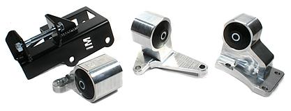 Innovative 92-95 Civic H-Series Silver Aluminum Mounts 85A Bushings - Image 2