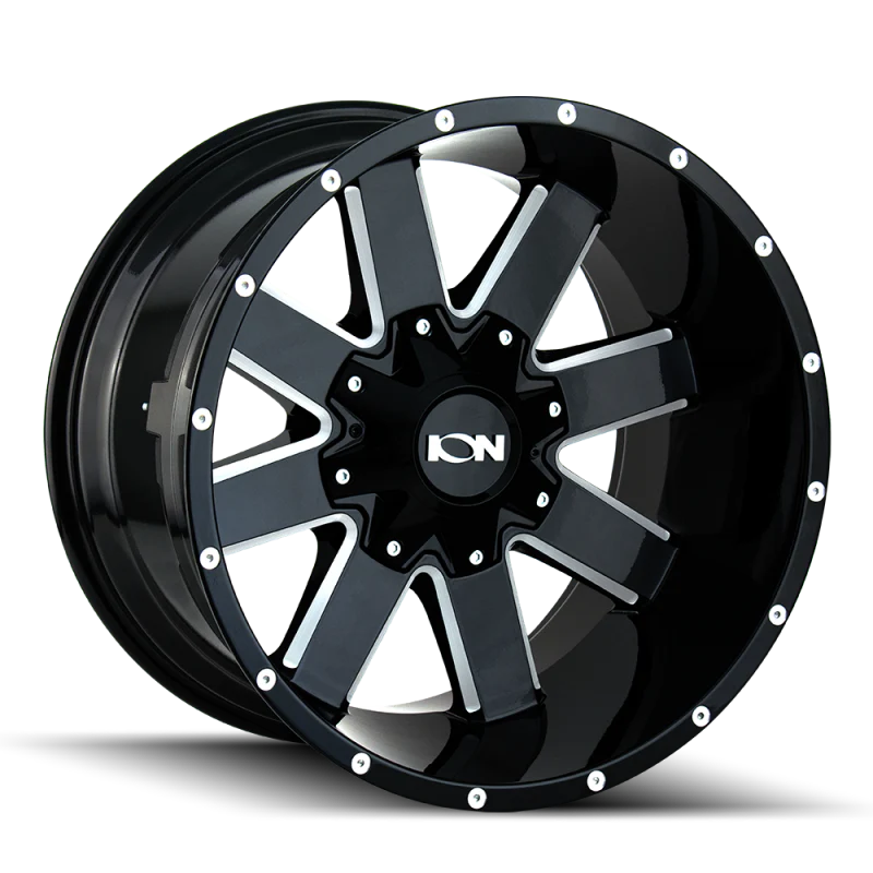 ION 141 20x10 / 8x170 BP / -19mm Offset / 125.2mm Hub Gloss Black Milled Wheel