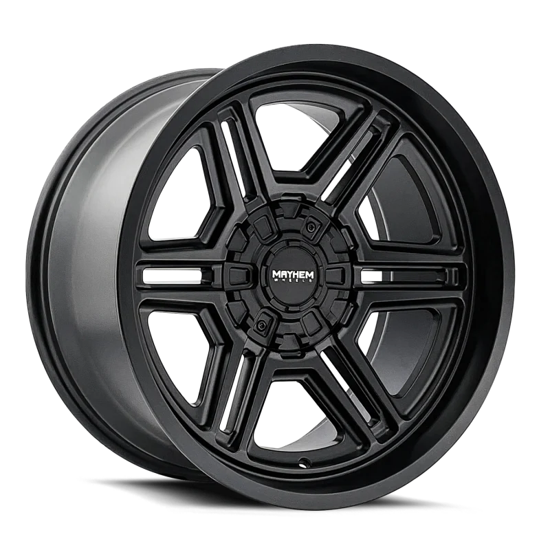 Mayhem 8117 Hermosa 20x10 / 8x170 BP / -25mm Offset / 125.2mm Hub Matte Black Wheel