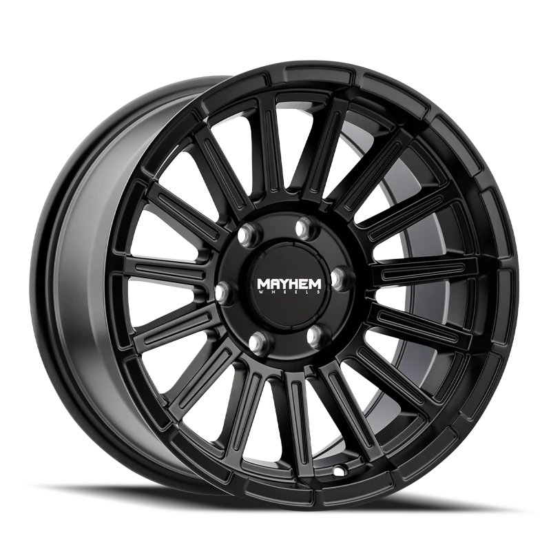 Mayhem 8309 Granite  17x9 / 6x135 BP / 0mm Offset / 87.1mm Hub Satin Black