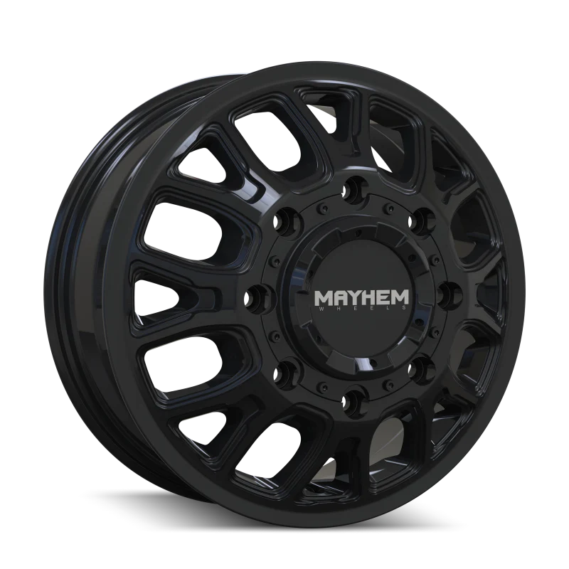 Mayhem Cogent Dually 8107D 17x6.5 8x200 BP 125mm Offset 142mm Bore Gloss Black