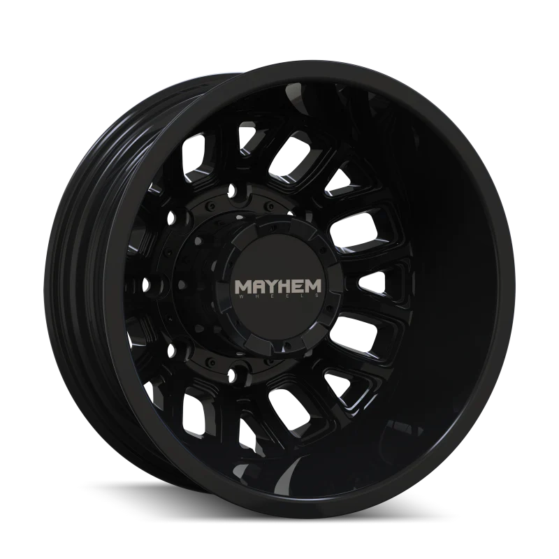 Mayhem Cogent Dually 8107D 17x6.5 8x200 BP -142mm Offset 142mm Bore Gloss Black