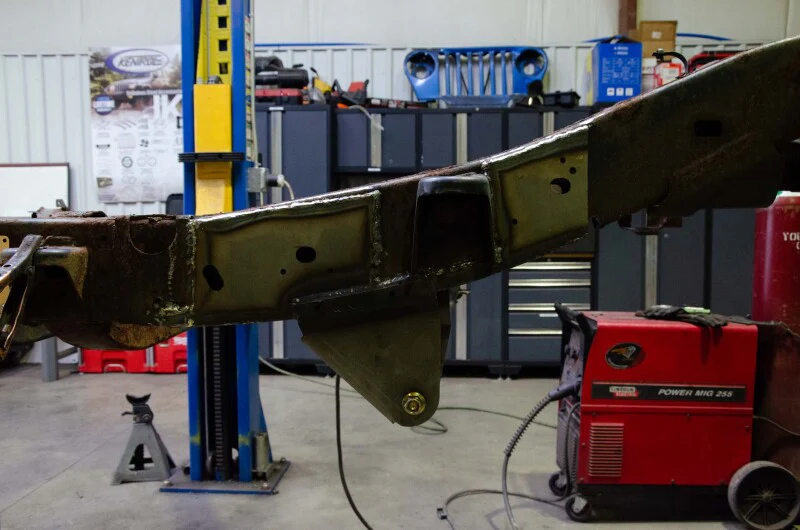 Rust Buster 06-10 Hummer H3 Leaf Spring Frame Section - Left - Image 2
