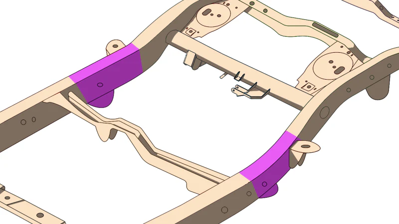 Rust Buster 4Runner & FJ Cruiser Mid Frame Repair Kit - Left - Image 7