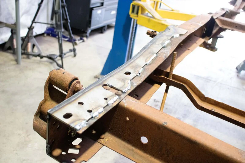 Rust Buster 73-87 Chevy C10 Rear Frame Repair Kit - Left - Image 14