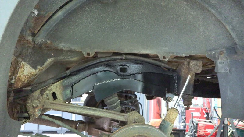 Rust Buster Avalanche/Suburban/Yukon Over Axle Frame Repair Kit - Left - Image 6