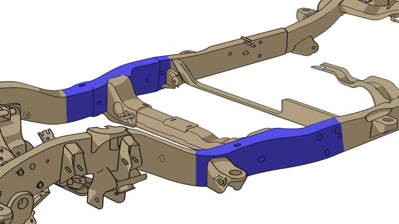 Rustbuster Front Center Frame Section Left Side - Image 3