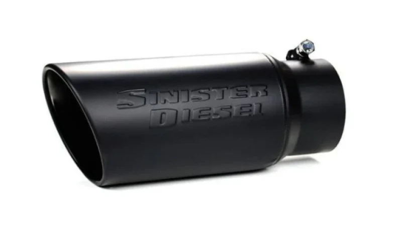 Sinister Diesel Black Ceramic Coated Stainless Steel Exhaust Tip (4in to 6in)