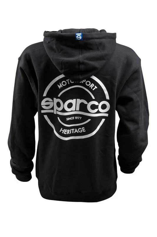 Sparco Sweatshirt Hooded S-Seal Blk Med - Image 3