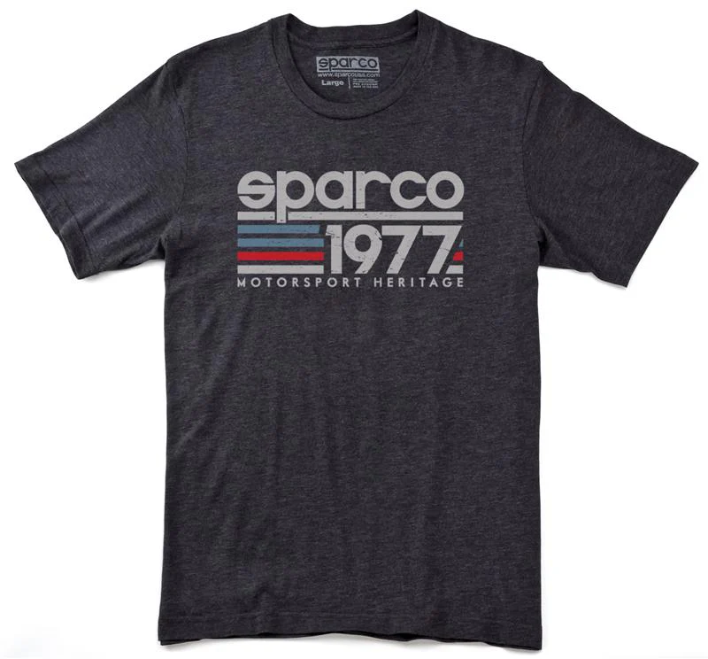 Sparco T-Shirt Vintage 77 Gry Lrg - Image 2