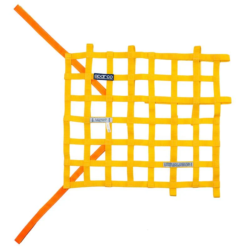 Sparco Window Net Fia Yellow - Image 2
