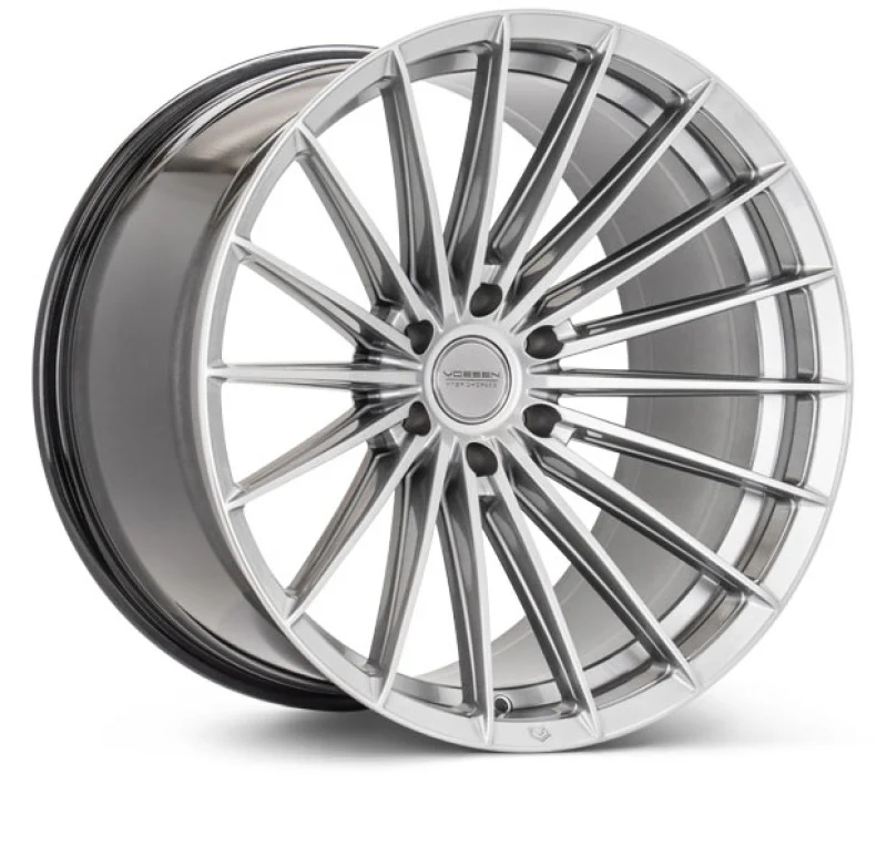 Vossen HFX-4 20x10 - 6x135 - ET-18 - Super Deep - 87.1 - Hyper Silver Wheel