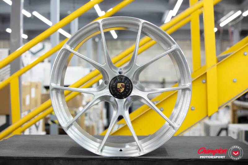 Vossen X Champion RS74 20X12 -Et50 / Gloss Black Wheel / Centerlock / 911 Turbo 991 - Rear