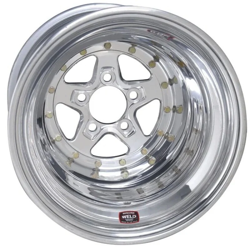 Weld Alumastar 2.0 15x8 / 5x4.75 BP / 4in. BS Polished Wheel - Non-Beadlock