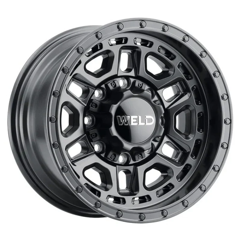 Weld Off-Road Crux 20x10in / 8x170 BP / ET -19 / 125.1mm Bore - Satin Black Wheel