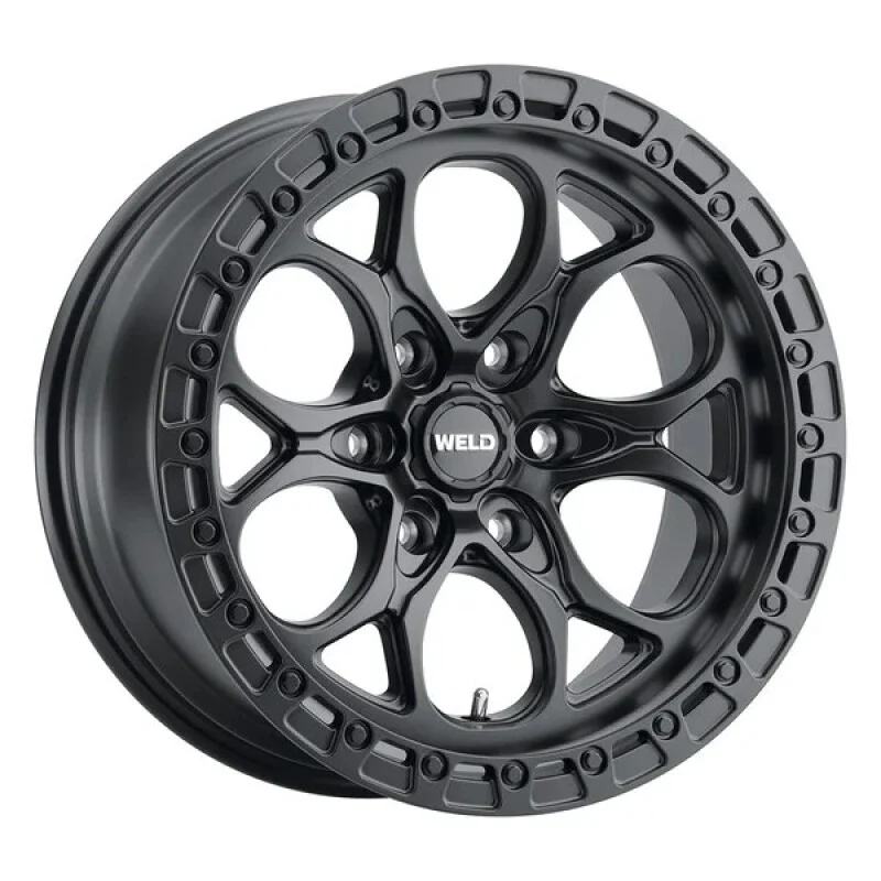 Weld Off-Road W108 17X9 Ledge 6x139.7 ET-12 BS 4.50 Satin Black - 106.1