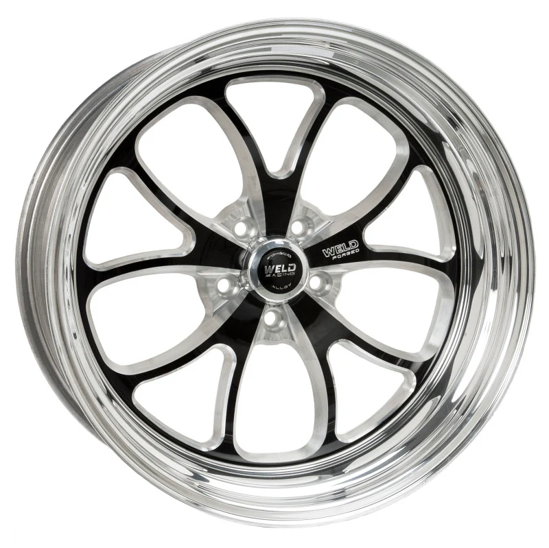 Weld S76 20x12 / 5x115mm BP / 6.75in. BS Black Wheel (3.18 ID High Pad)
